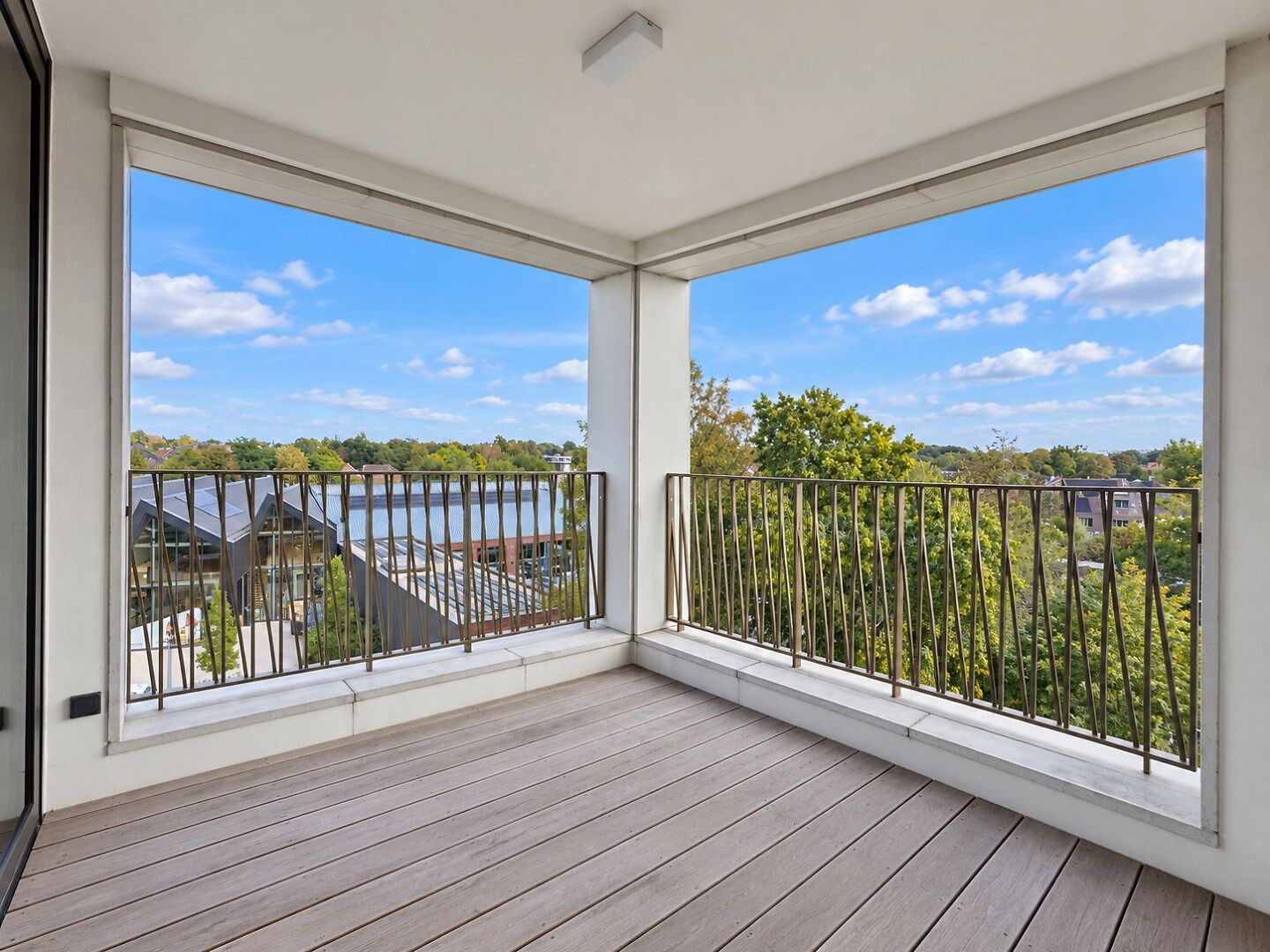 Exclusief penthouse met vier slaapkamers en twee terrassen in Gent