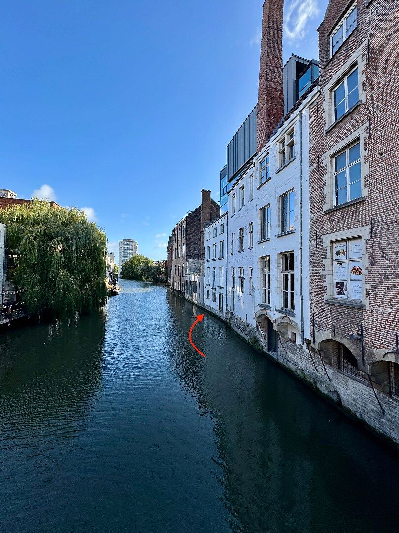 Uniek appartement aan het water in hartje Gent