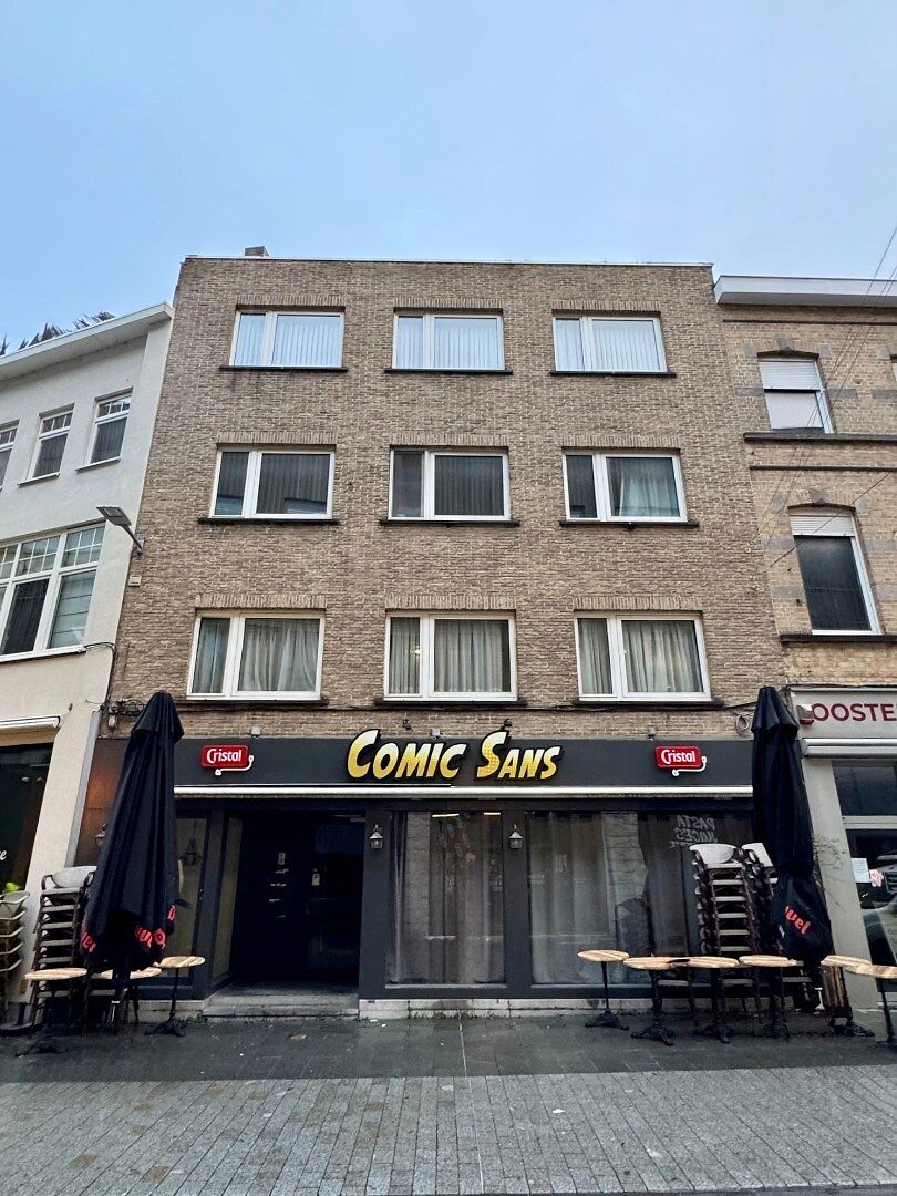 Opbrengsteigendom met winkel en appartementen op toplocatie in Kortrijk