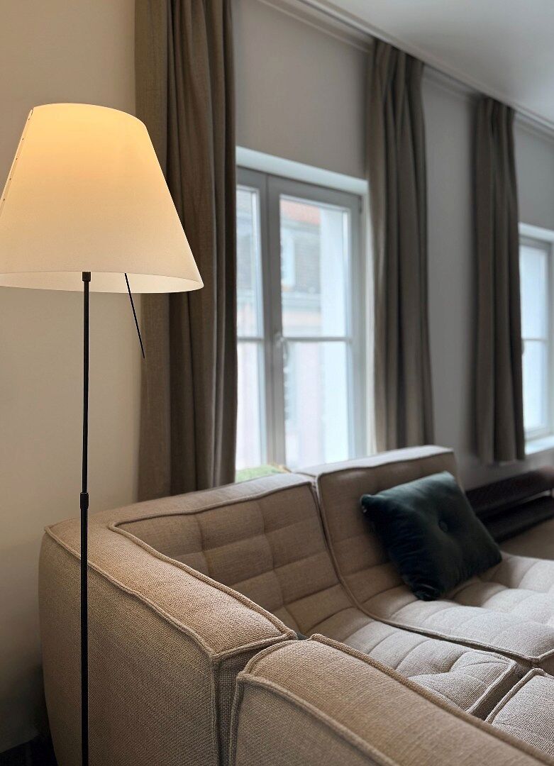 Exclusief gemeubeld duplexappartement met uniek zicht op de Graslei en Korenlei