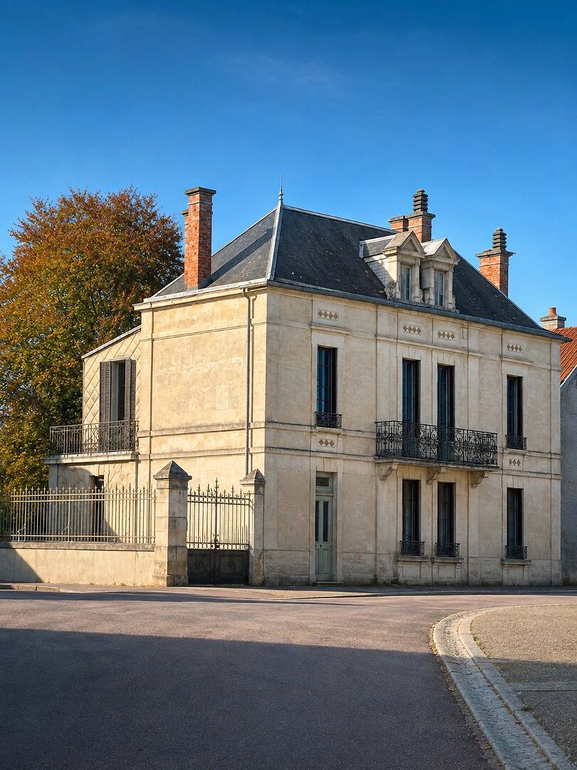Statige dorpswoning vol Franse charme met ommuurde tuin